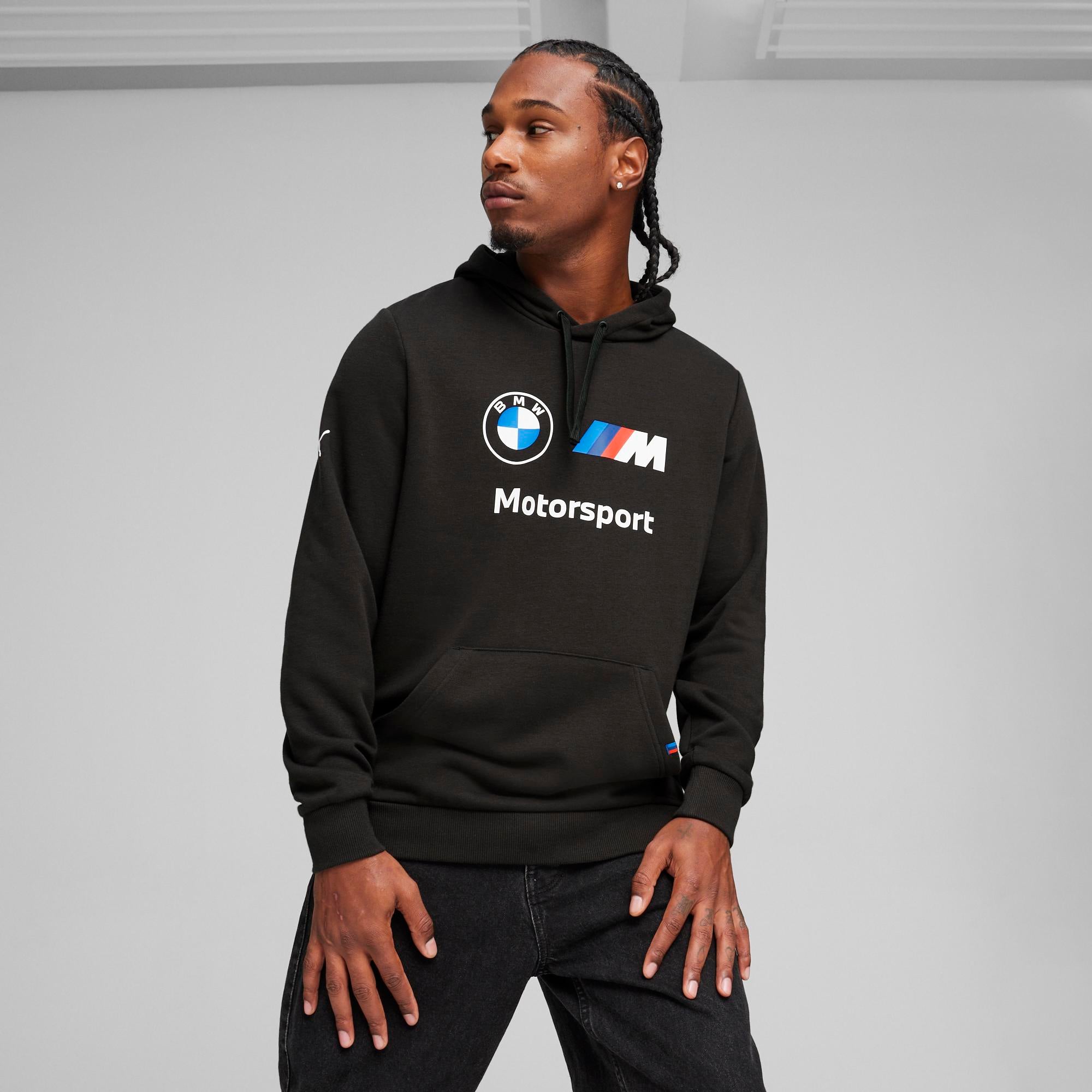  Puma Bmw Mms Ess Ft Unisex Siyah Hoodie