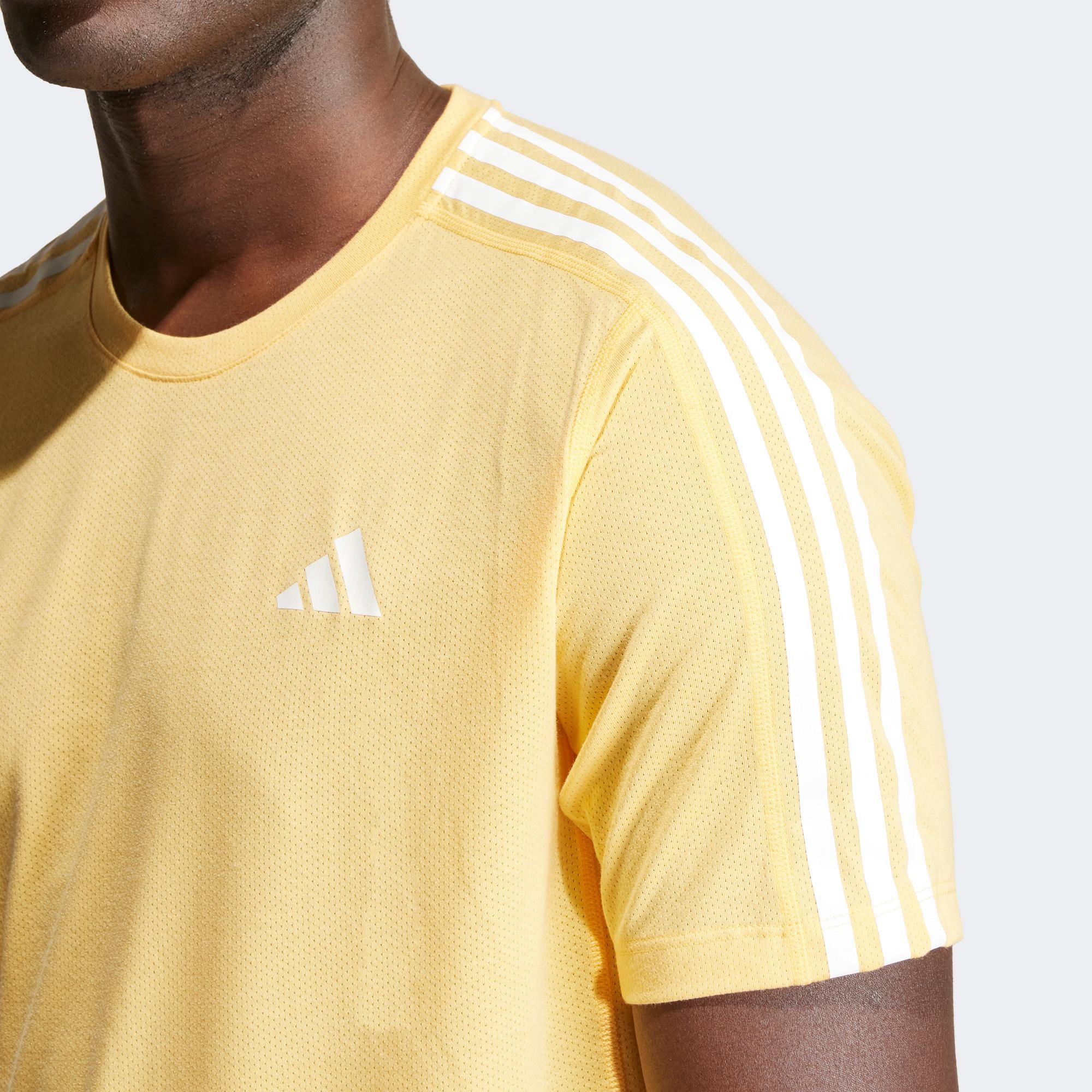 adidas Otr E 3S Tee Erkek Sarı Koşu T-Shirt