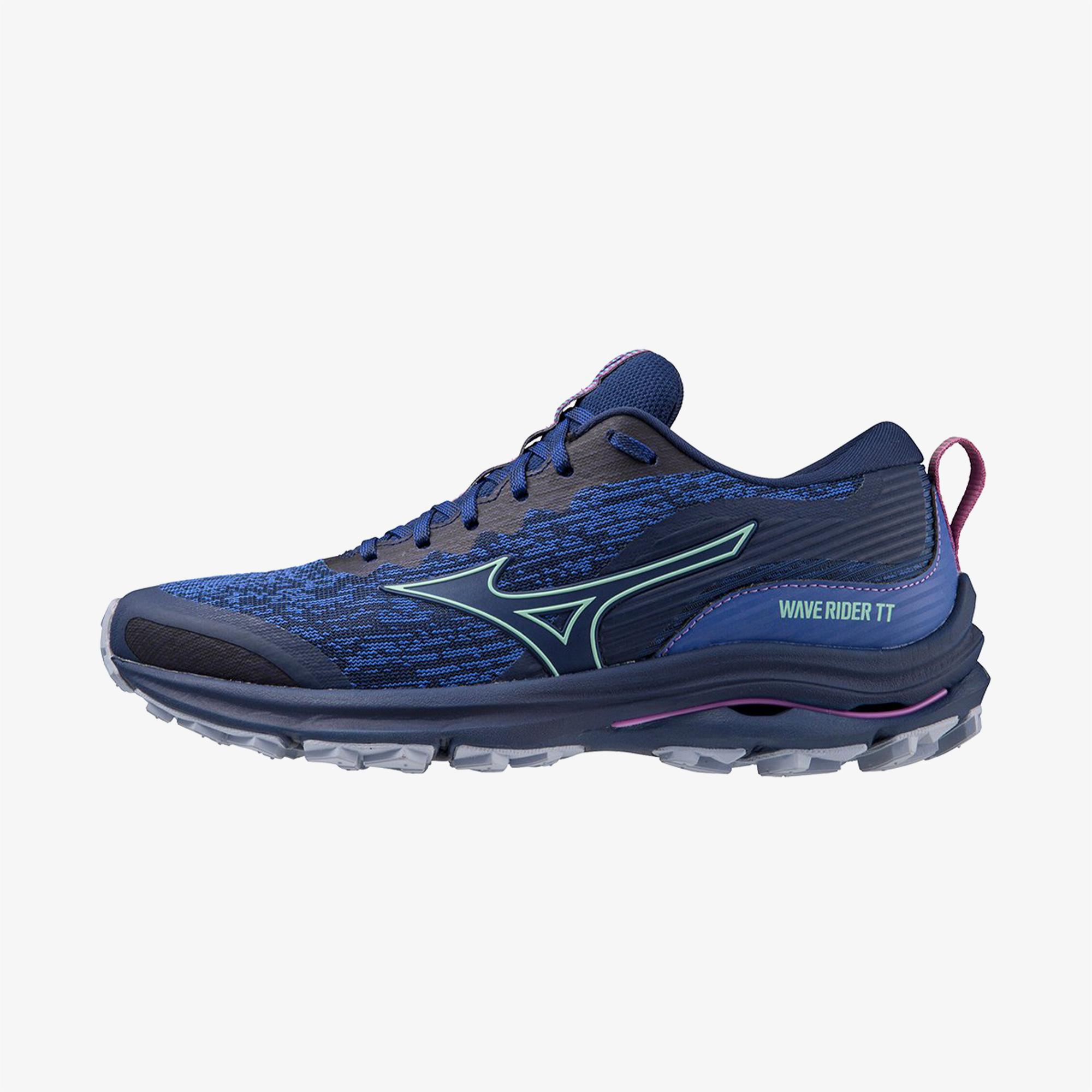 Mizuno Wave Rider TT Kadın Mavi Koşu Ayakkabısı