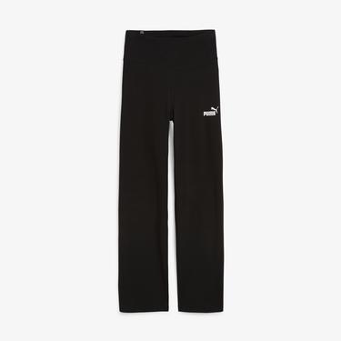  Puma Ess+ Straight Leggings Kadın Siyah Eşofman Altı