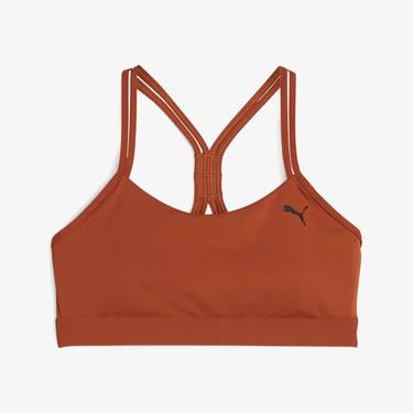 Puma 4Keeps Ultrabare Strappy Bra Kadın Kahverengi Antrenman Bra