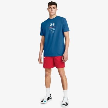  Under Armour Baseline Erkek Kırmızı Şort
