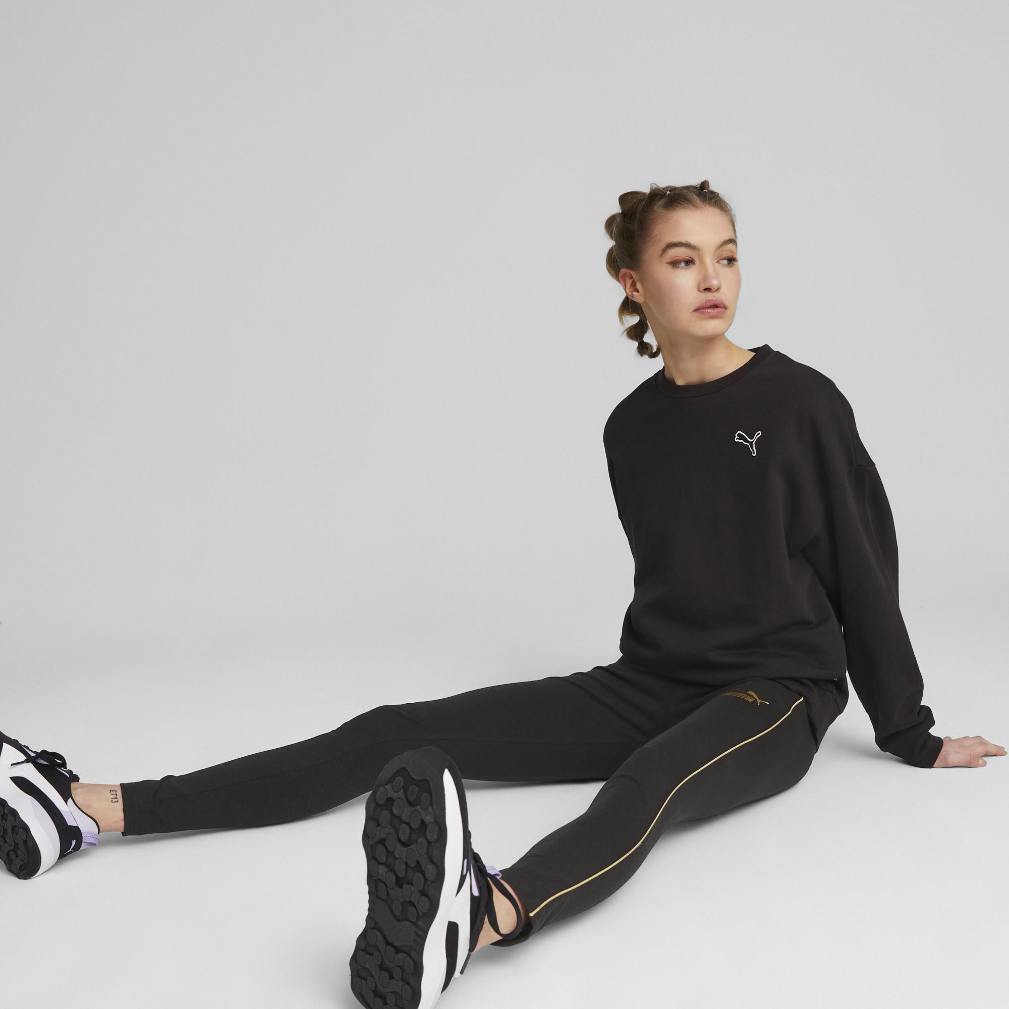 Puma Better Essentıals Crew Kadın Siyah Sweatshirt