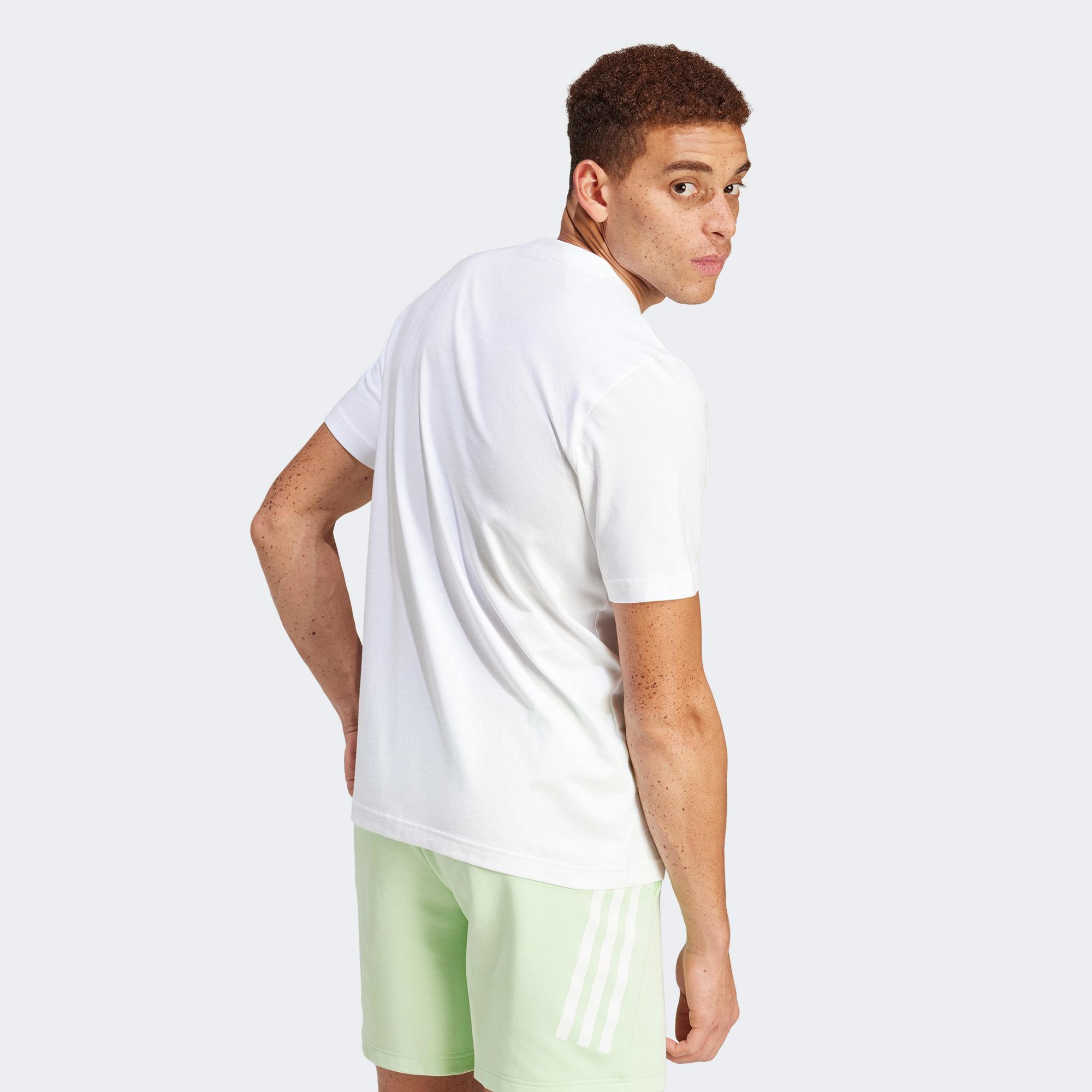 adidas Camo G T 1 Erkek Beyaz Günlük T-Shirt