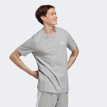  adidas  Sl Sj T Erkek Gri Günlük T-Shirt