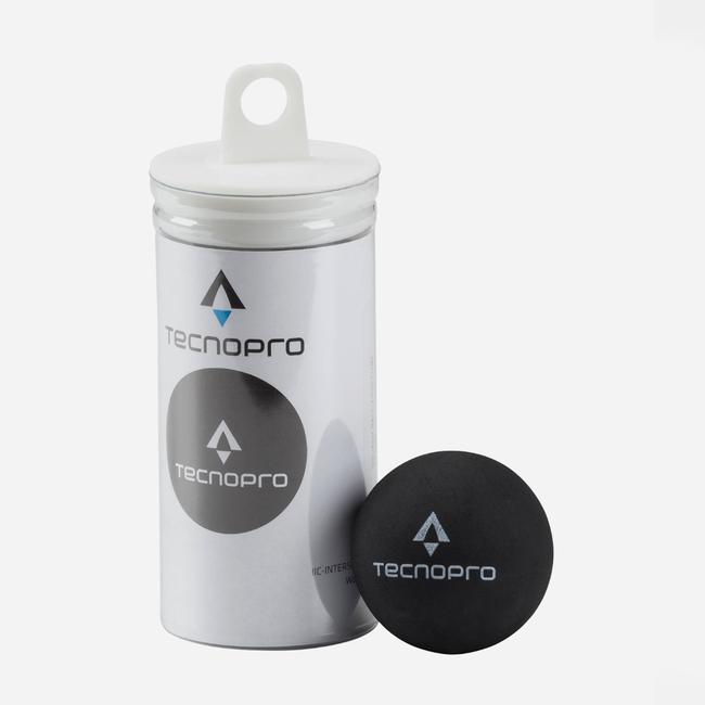  Tecno Pro 2 Adet Siyah Squash Topu