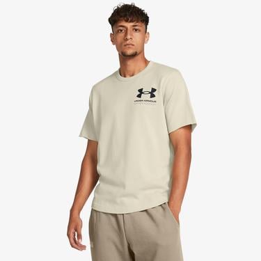  Under Armour Rival Terry Erkek Bej Günlük Antrenman T-Shirt