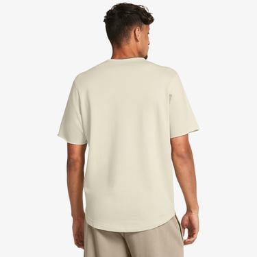  Under Armour Rival Terry Erkek Bej Günlük Antrenman T-Shirt