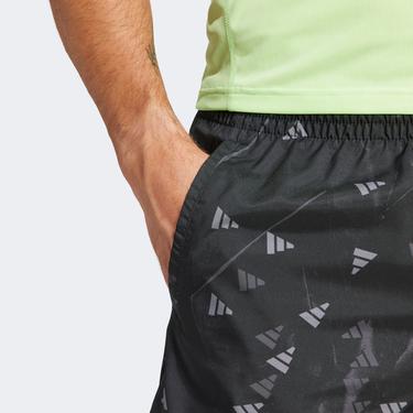  adidas Run It Bl Short Erkek Siyah Koşu Şortu