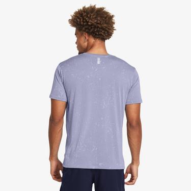  Under Armour Launch Splatter Erkek Mor Antrenman T-Shirt