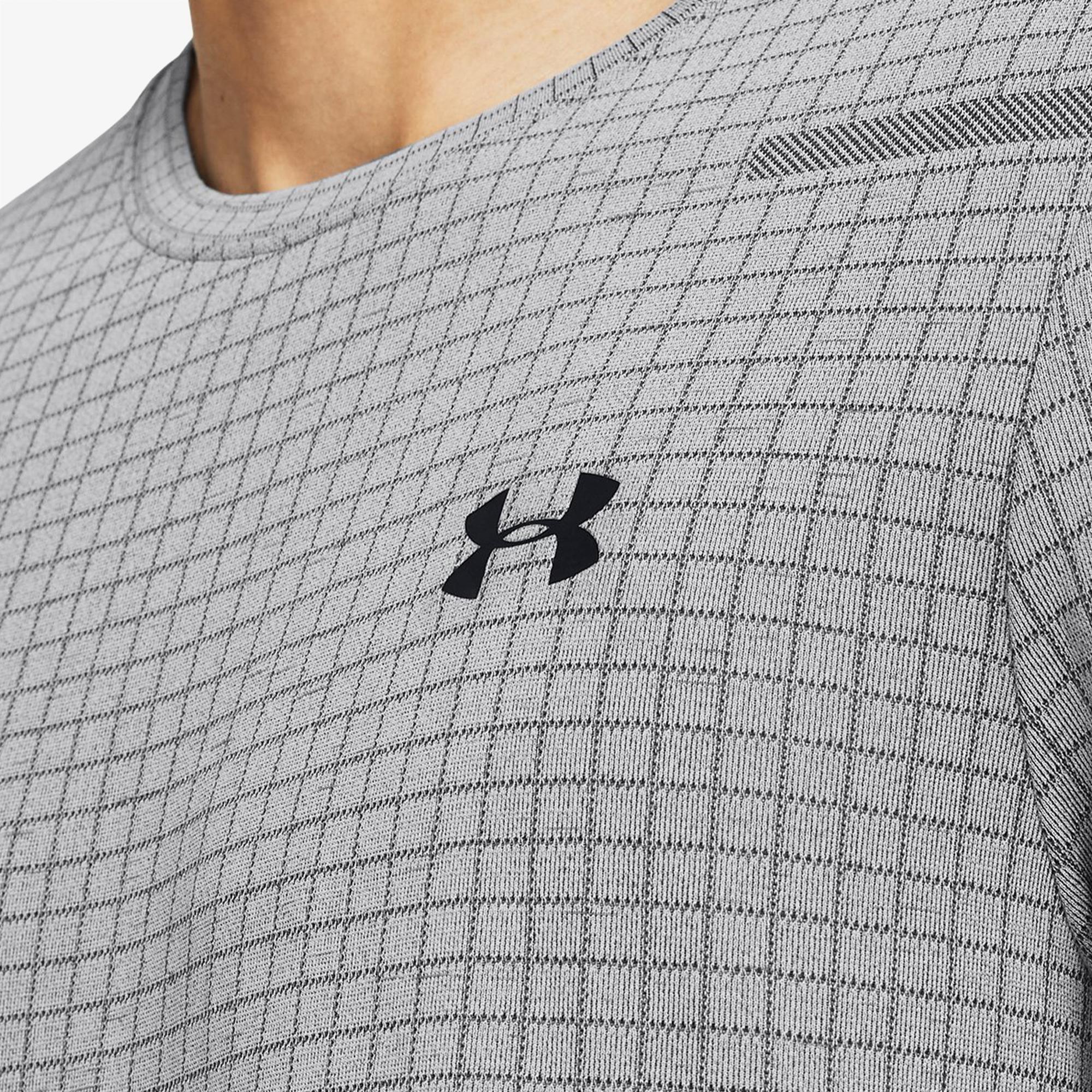 Under Armour Grid Erkek Gri Antrenman T-Shirt