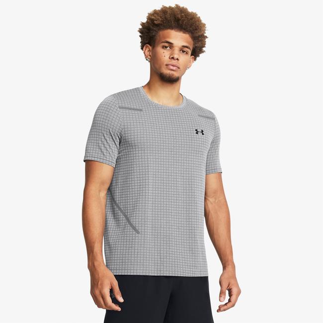  Under Armour Grid Erkek Gri Antrenman T-Shirt