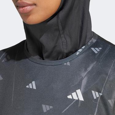  adidas Run It Bl Kadın Siyah Günlük T-Shirt