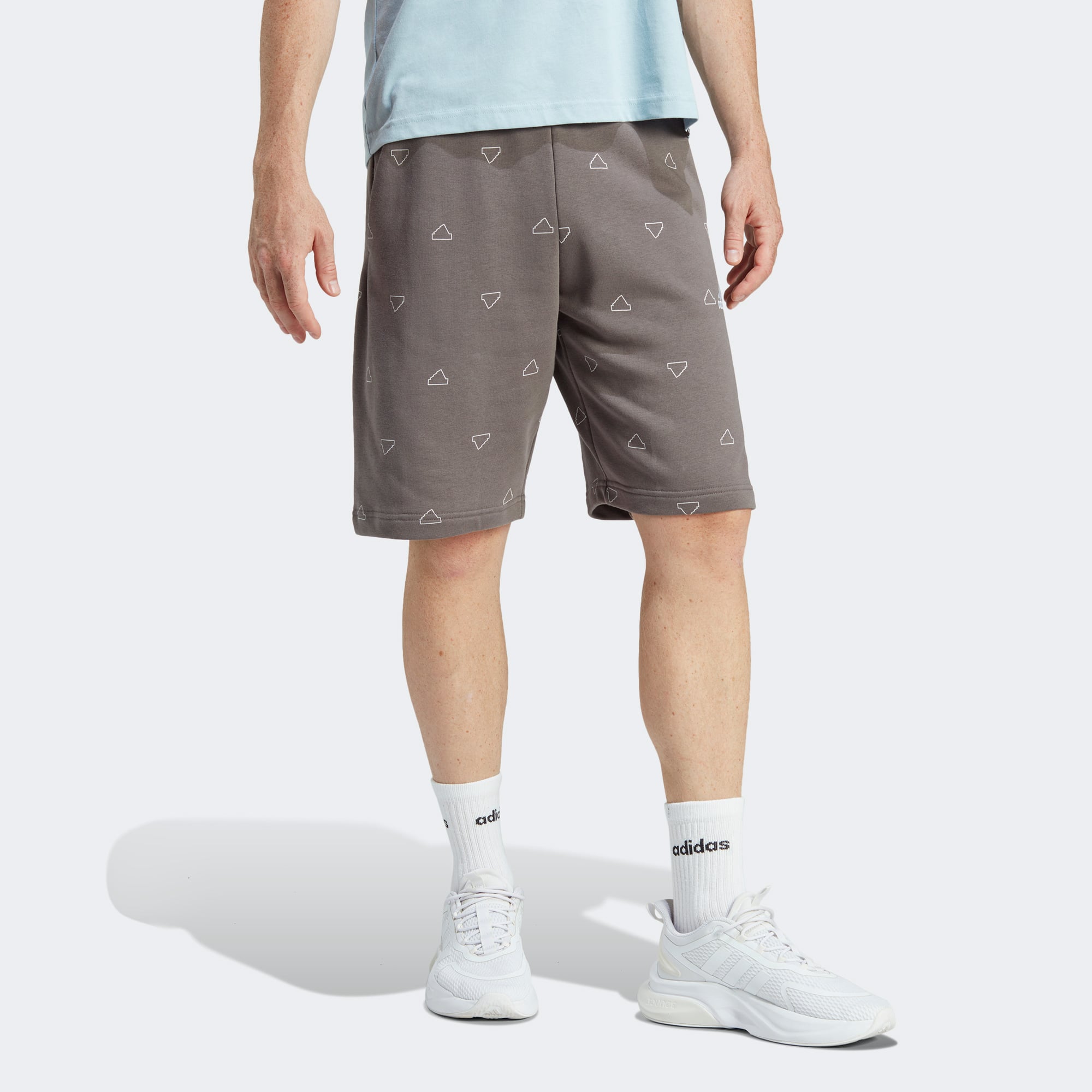  adidas  Erkek Gri Günlük Şort