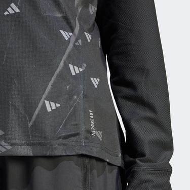  adidas Run It Bl Kadın Siyah Günlük T-Shirt