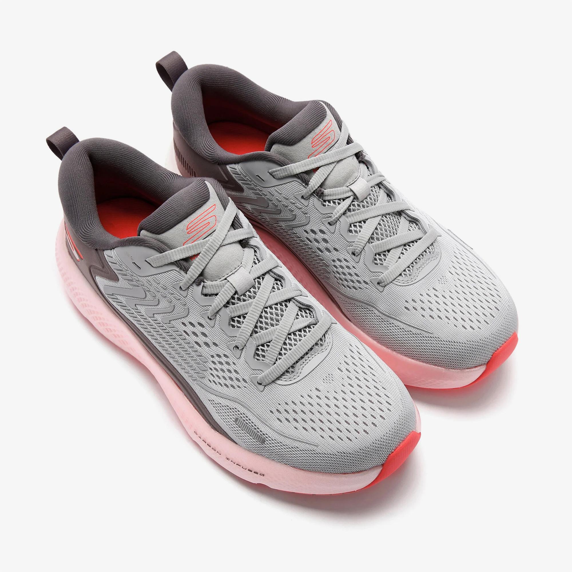 Skechers Go Run Max Road 6 Erkek Gri Koşu Ayakkabısı