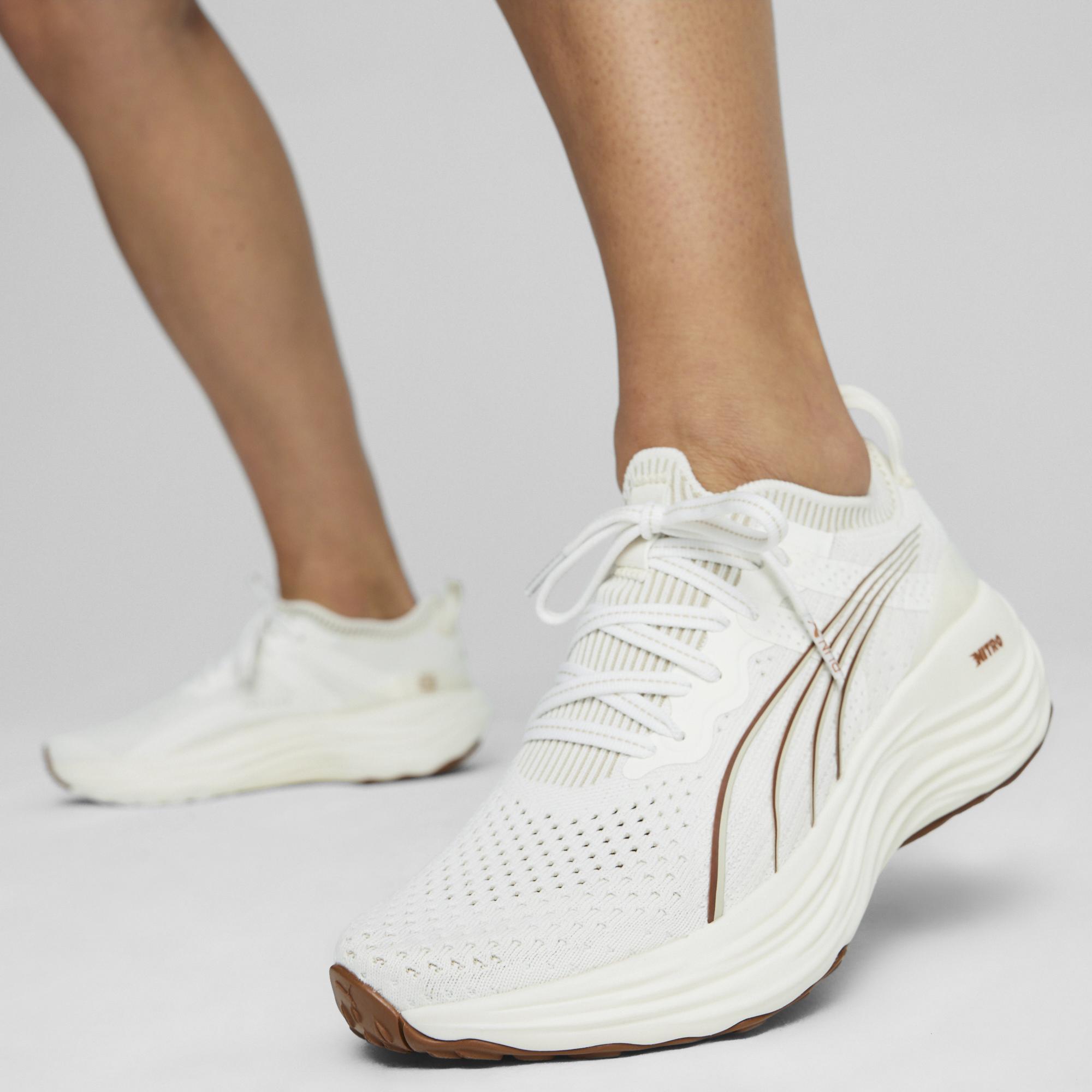 Puma ForeverRun Nitro Knit Kadın Beyaz Koşu Ayakkabısı