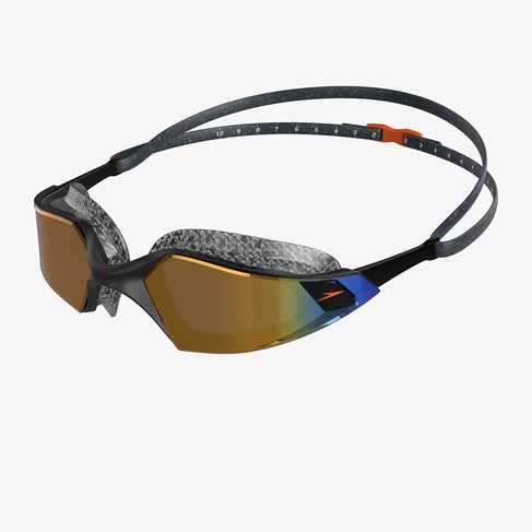  Speedo Aquapulse Aynalı Unisex Siyah Yüzücü Gözlüğü