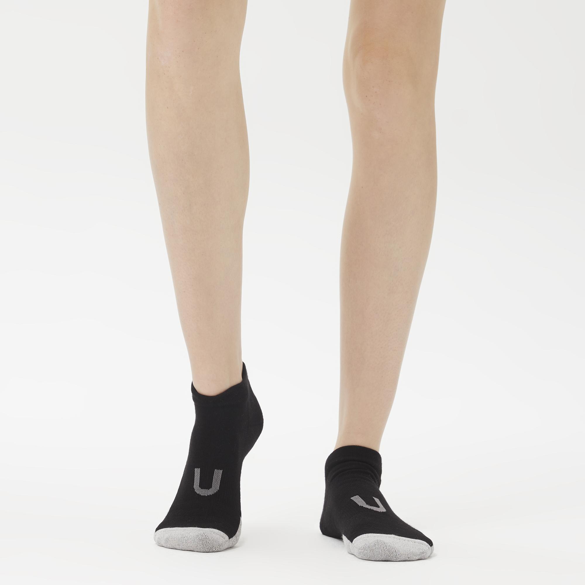 United4 Street Mid Crew Kadın Beyaz/Gri/Siyah  3'lü Çorap