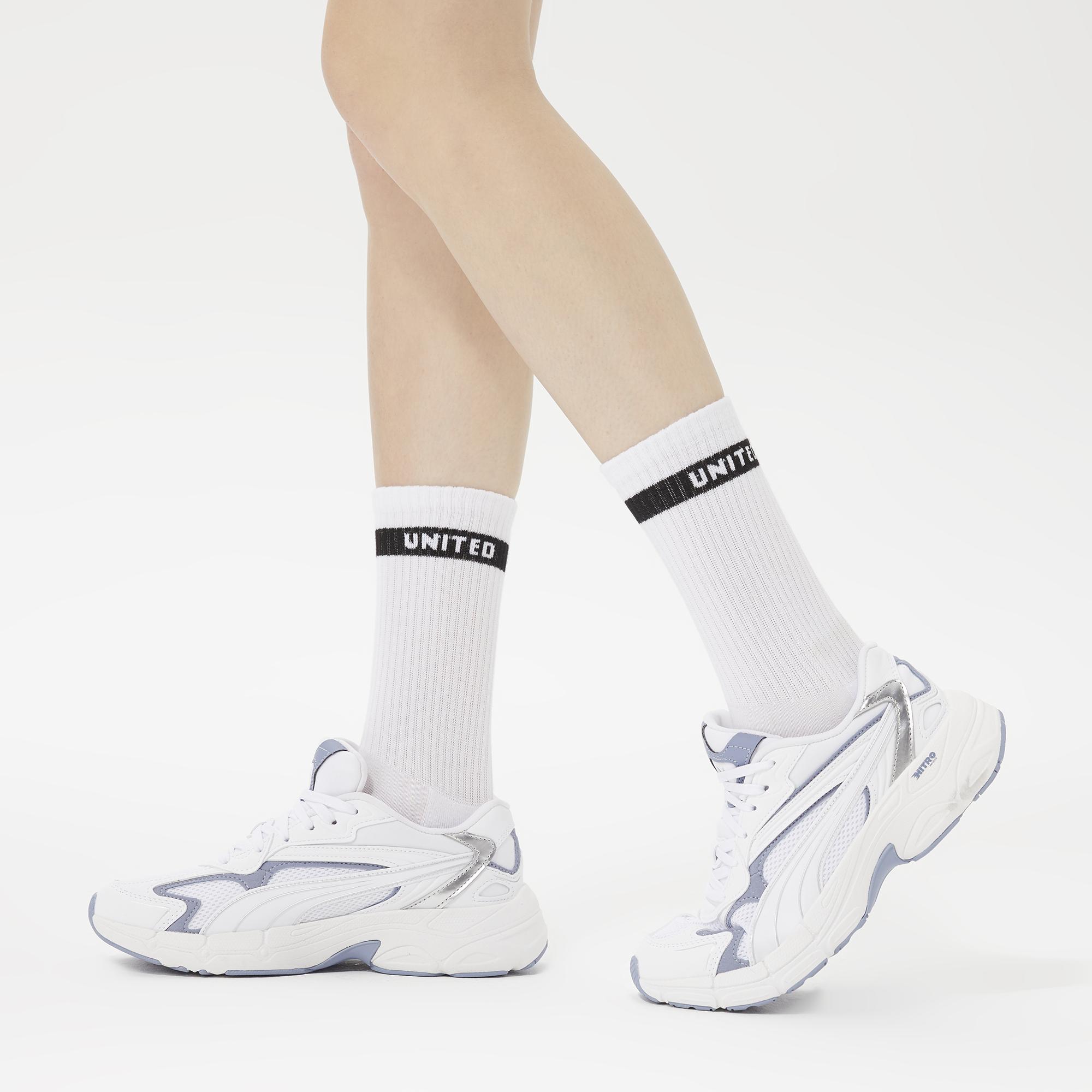 United Kadın Beyaz Çorap