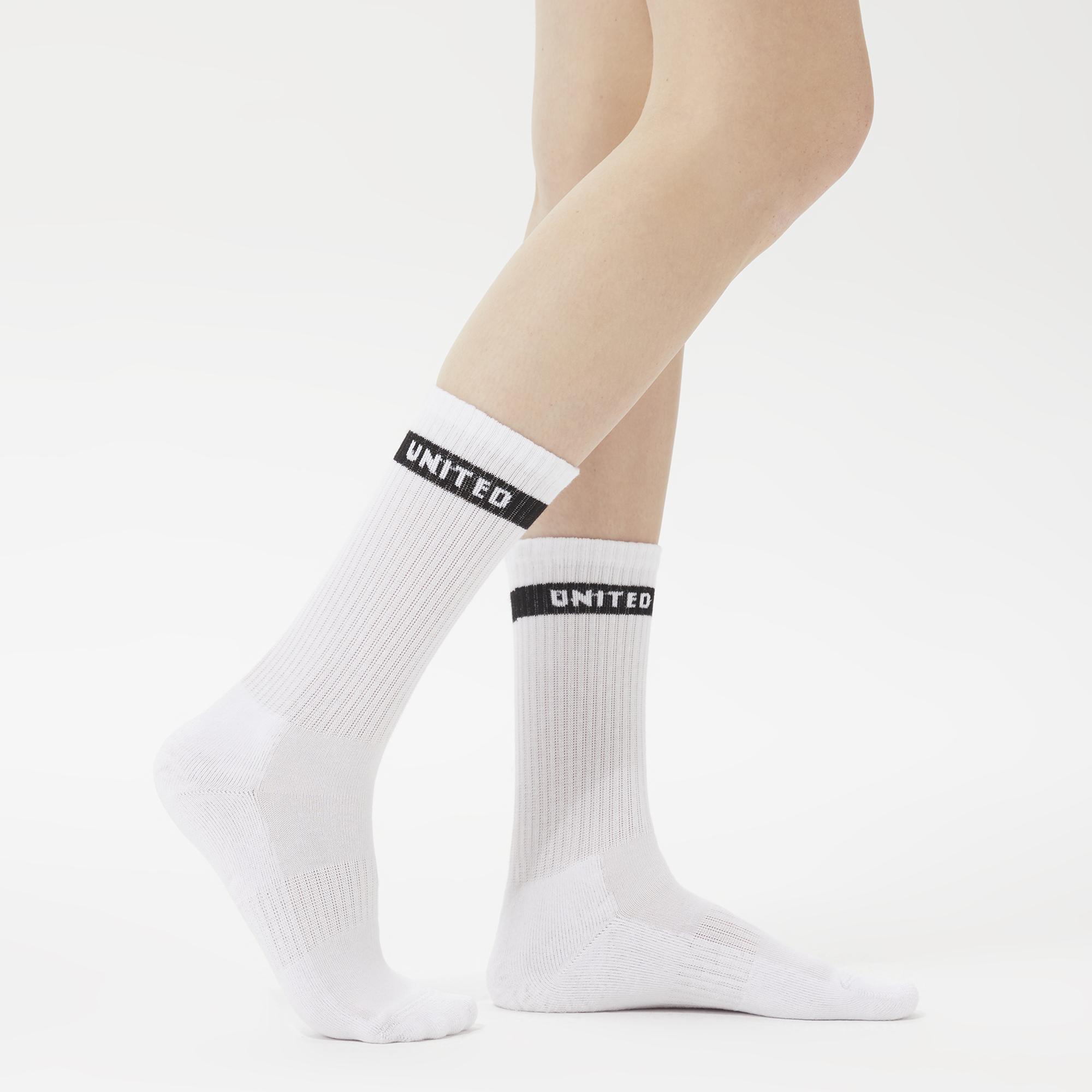 United Kadın Beyaz Çorap
