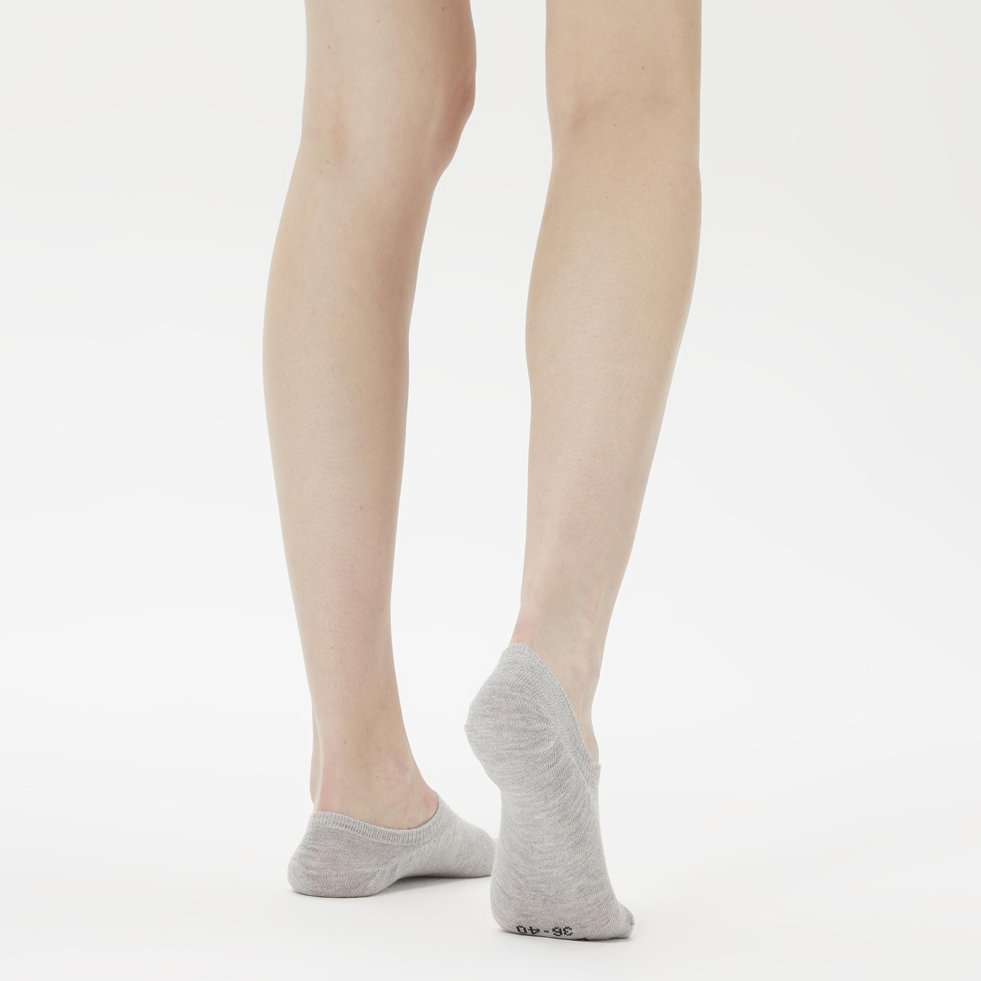 UNITED4 Core Kadın Gri 3'lü Çorap