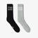 UNITED4 Core Erkek Siyah/Gri 2'li Çorap
