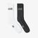 UNITED4 Core Erkek Gri/Siyah 2'li Çorap