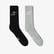 UNITED4 Core Erkek Siyah/Gri 2'li Çorap