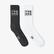 UNITED4 Core Erkek Siyah/Gri 2'li Çorap