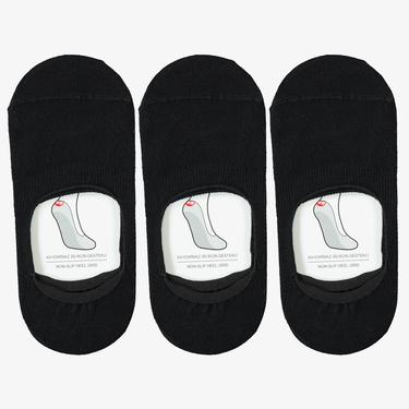  UNITED4 Core Kadın Siyah 3'lü Çorap