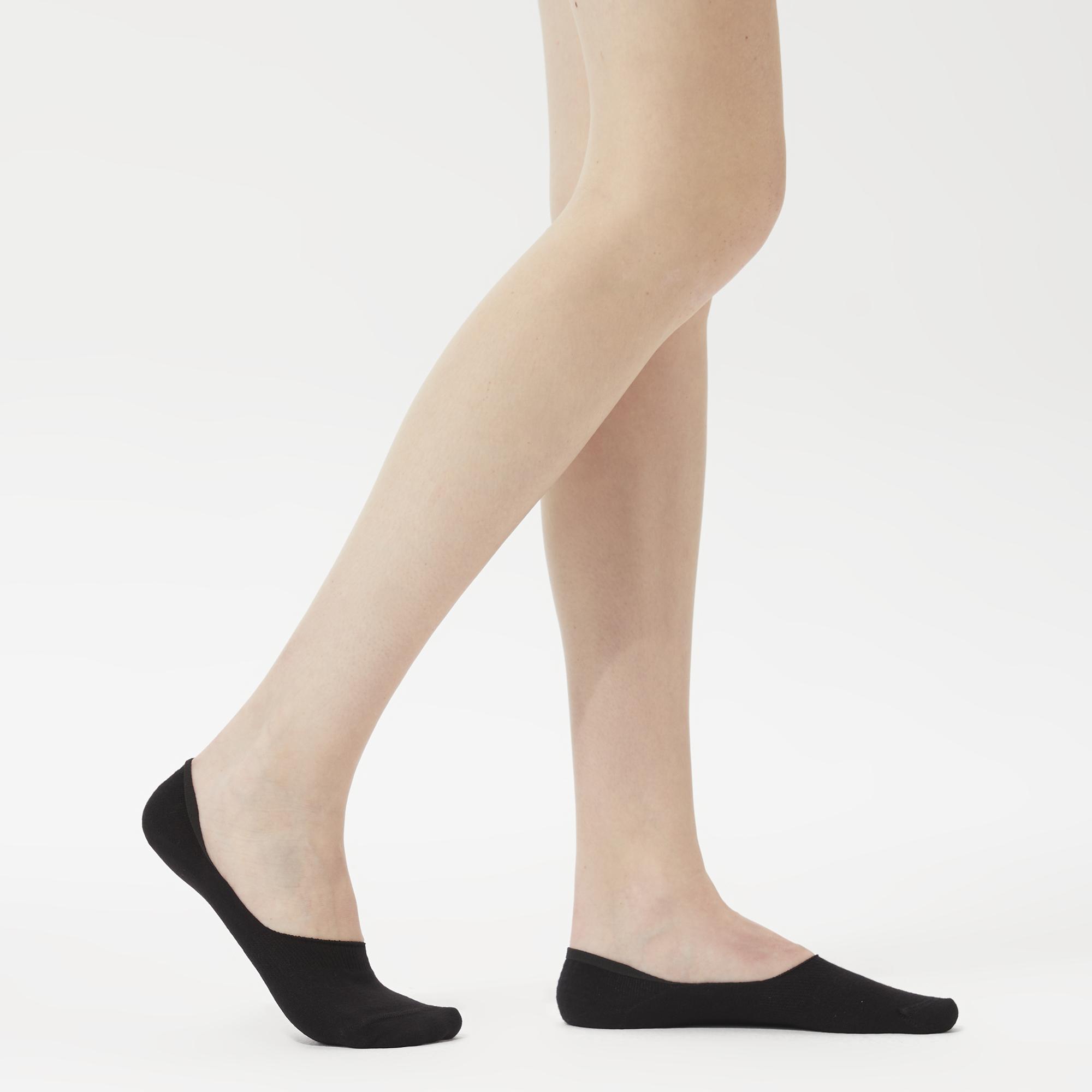 UNITED4 Core Kadın Siyah 3'lü Çorap