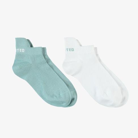  UNITED4 Street Kadın Yeşil/Beyaz 2'li Çorap