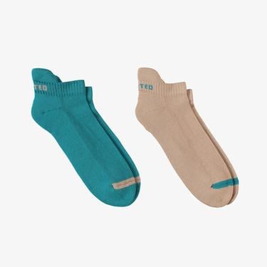  UNITED4 Erkek Yeşil/Kahverengi 2'li Çorap
