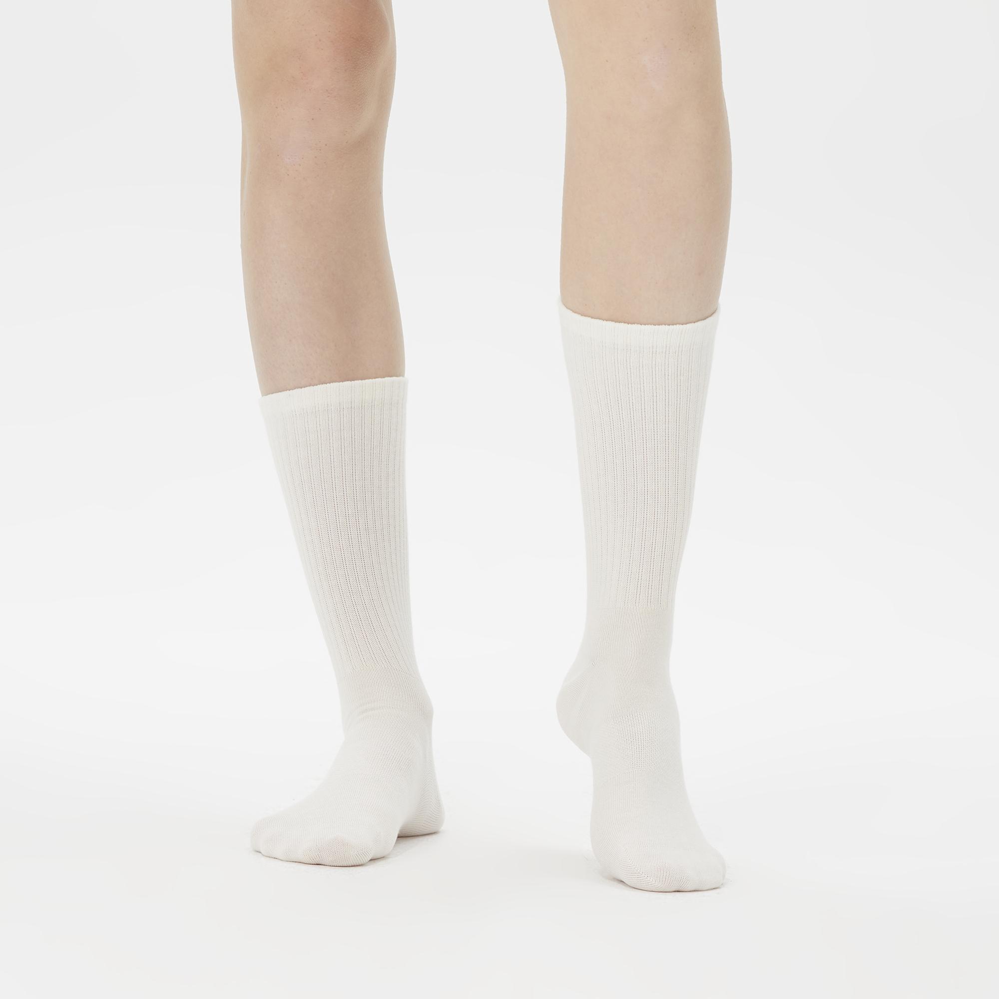 UNITED4 Unisex Turuncu/Beyaz/Mor 3'lü Çorap