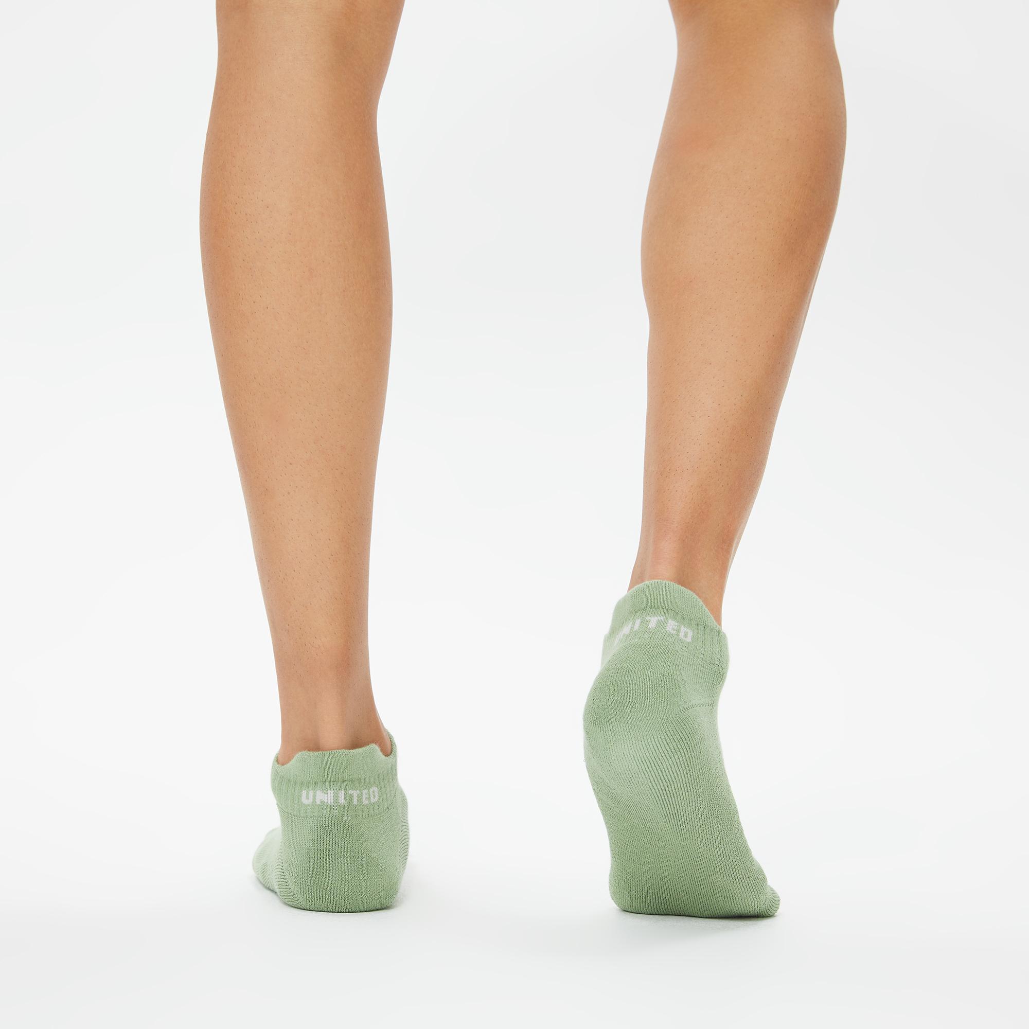 UNITED4 Street  Unisex Beyaz/Yeşil 2'li Çorap