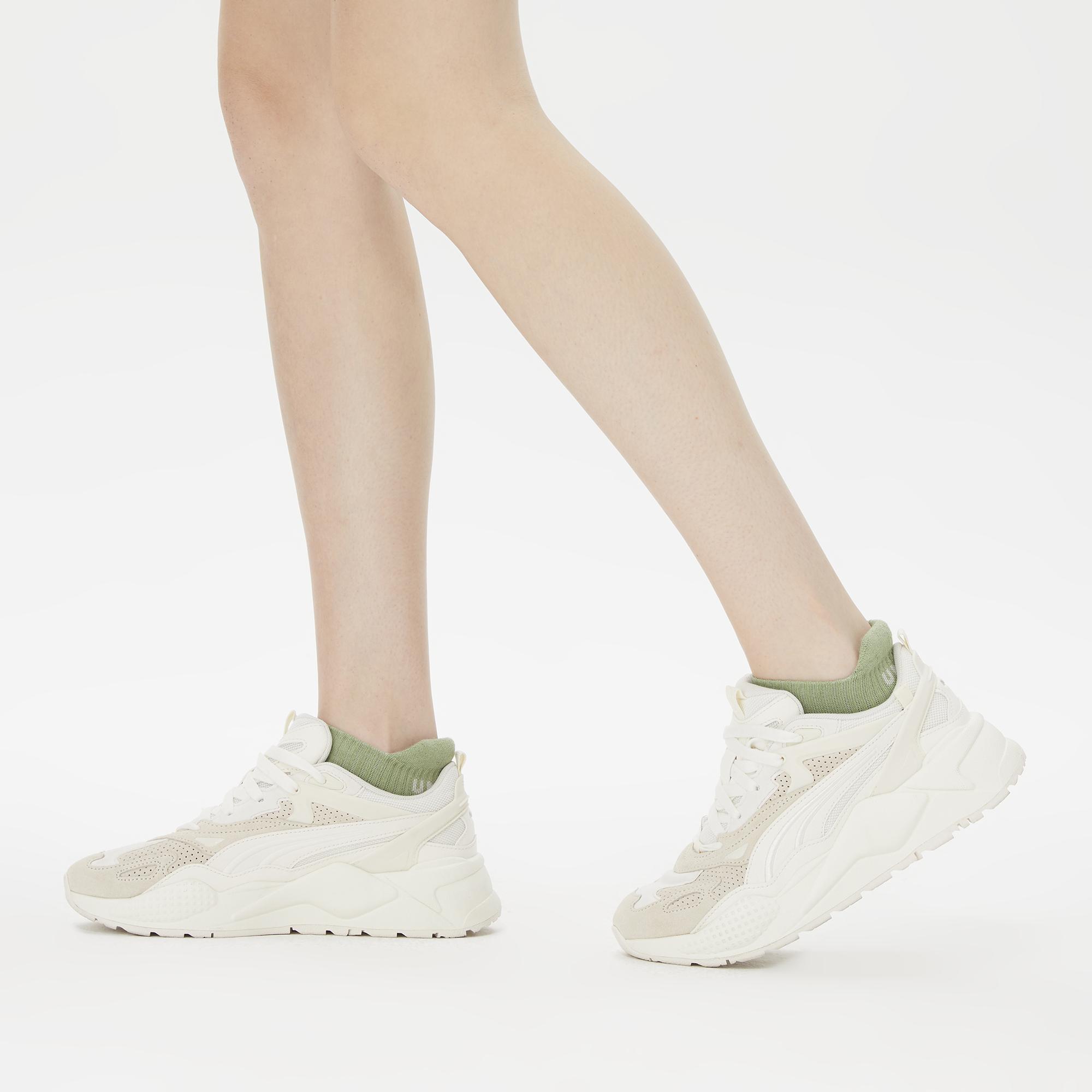 UNITED4 Street  Unisex Beyaz/Yeşil 2'li Çorap