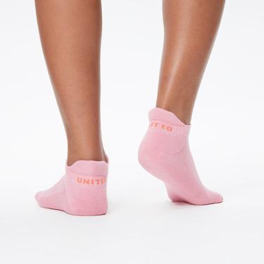  UNITED4 Kadın Pembe/Turuncu 2'li Çorap