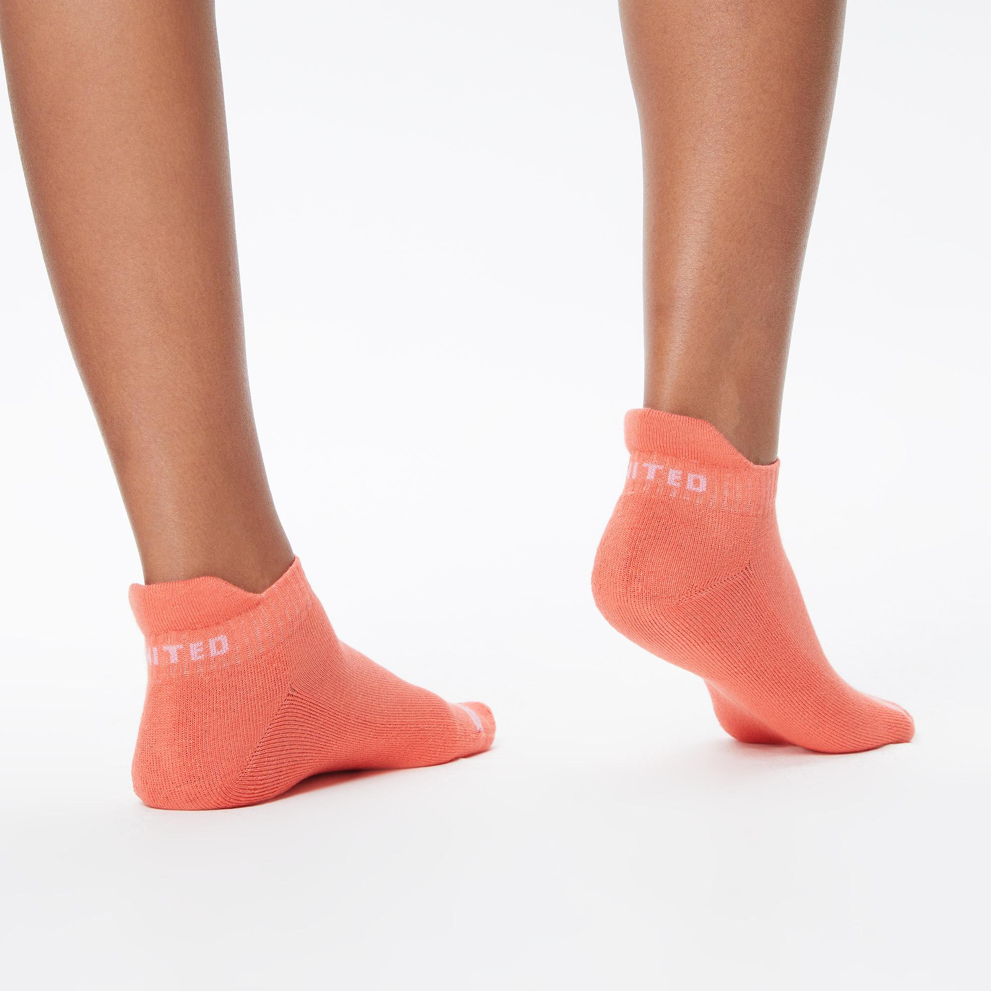 UNITED4 Kadın Pembe/Turuncu 2'li Çorap