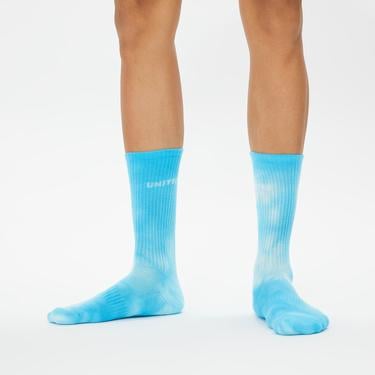  UNITED4 Street  Unisex Mavi/Turuncu 2'li Çorap