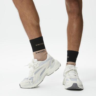  UNITED4 Street Unisex Kahverengi/Siyah  2'li Çorap