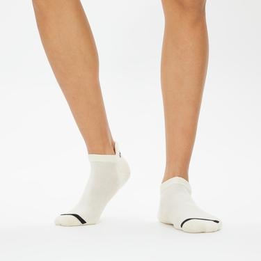  UNITED4 Unisex Beyaz/Siyah 2'li Çorap