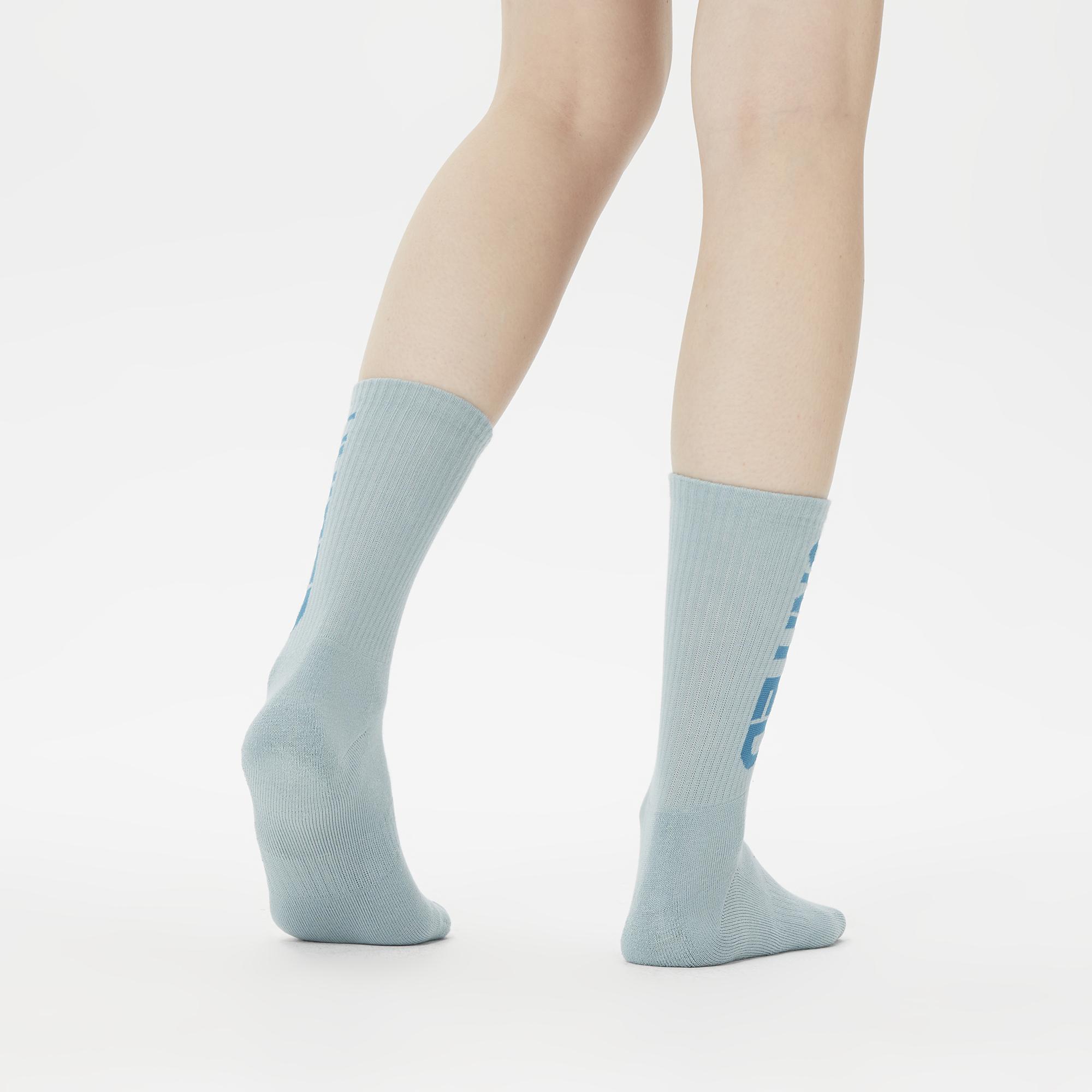 UNITED4 Kadın Pembe/Yeşil 2'li Çorap