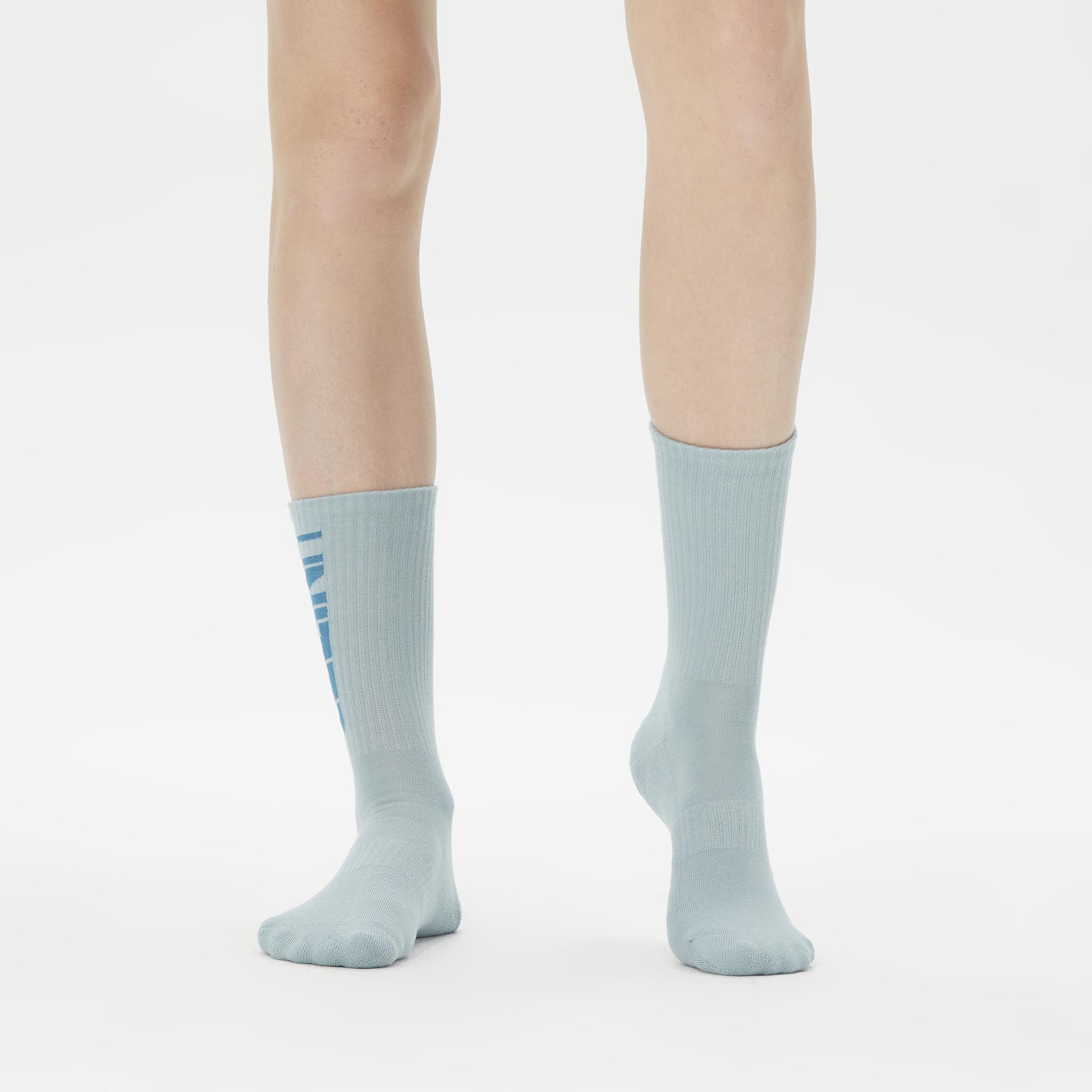 UNITED4 Kadın Pembe/Yeşil 2'li Çorap