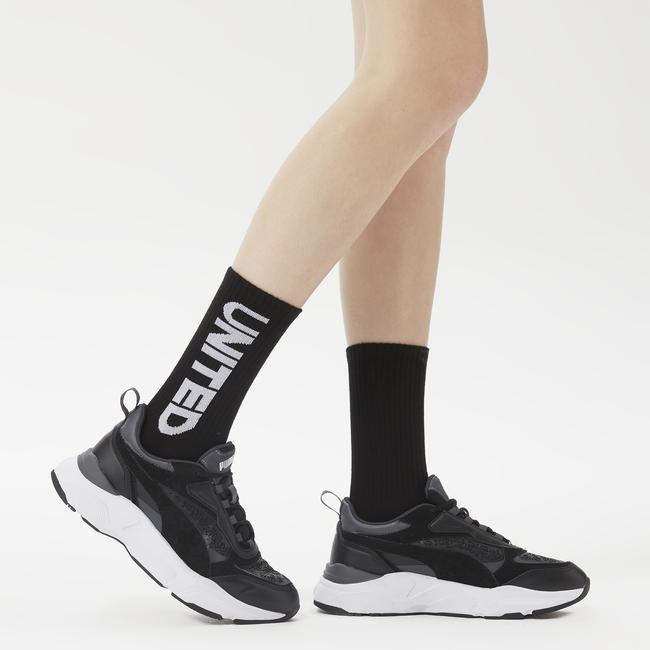  UNITED4 Unisex Siyah Çorap