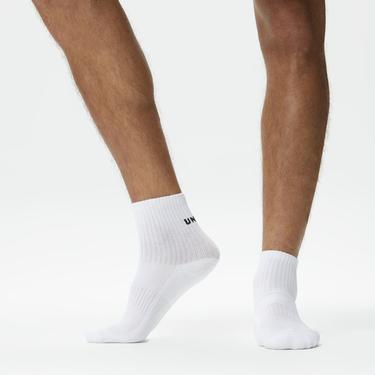  UNITED4 Classic Unisex Siyah/Beyaz 2'li Çorap