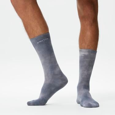  UNITED4 Unisex Gri/Kahverengi 2'li Çorap