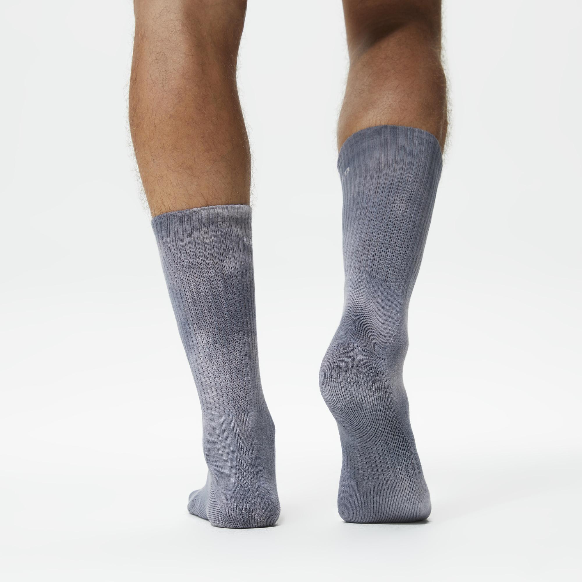 UNITED4 Unisex Gri/Kahverengi 2'li Çorap