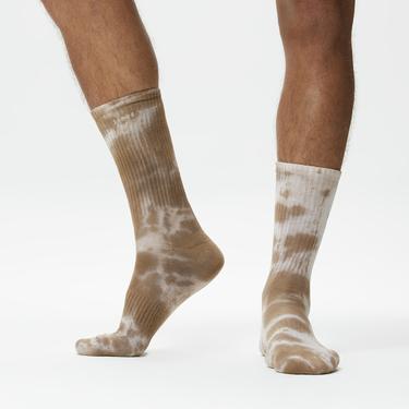  UNITED4 Unisex Gri/Kahverengi 2'li Çorap