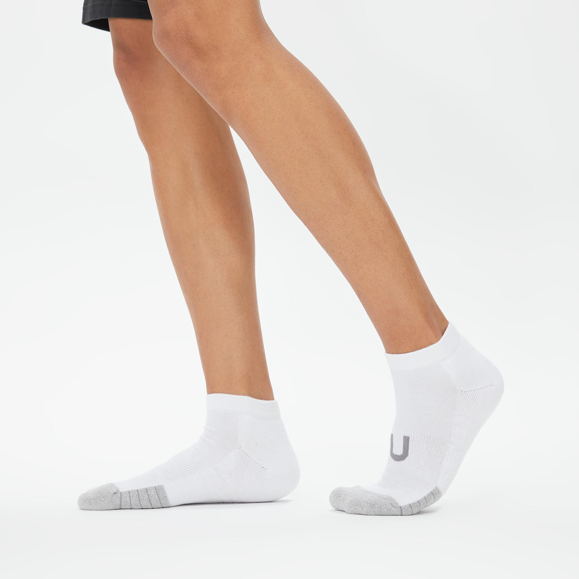 UNITED4 Erkek Beyaz 3'lü Çorap